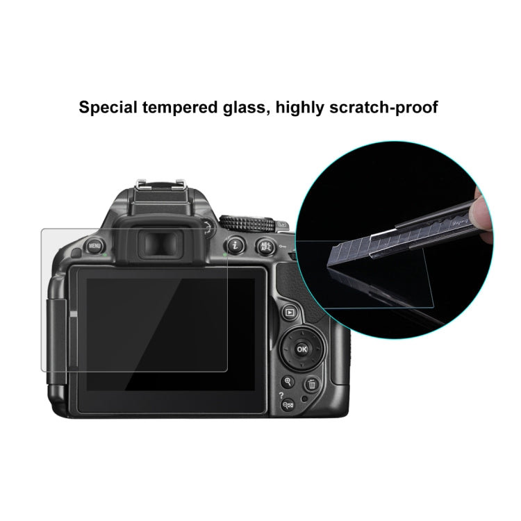 PULUZ 2.5D 9H Tempered Glass Film for Nikon D5300, Compatible with Nikon D5300 / D5500 / D5600, Pentax K-1 / K-1 Mark II by PULUZ