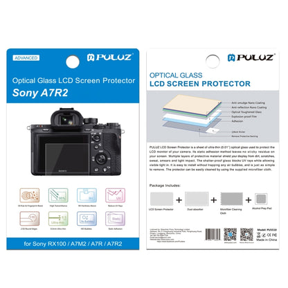 PULUZ 2.5D 9H Tempered Glass Film for Sony RX100, Compatible with Sony A9 / A7C / A7M2 / A7M2 / A7SM2 / A7III / A77 / RX1 / RX1R / RX10 / RX100/II/III/IV/V/IV / RX10IV/III/II / RX100M4 / RX100M5 / A99 ... A9II / RX100M7 / A7RV / WX700 / WX800 / HX99 / A7C by PULUZ
