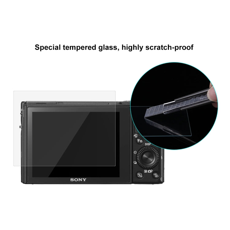 PULUZ 2.5D 9H Tempered Glass Film for Sony RX100, Compatible with Sony A9 / A7C / A7M2 / A7M2 / A7SM2 / A7III / A77 / RX1 / RX1R / RX10 / RX100/II/III/IV/V/IV / RX10IV/III/II / RX100M4 / RX100M5 / A99 ... A9II / RX100M7 / A7RV / WX700 / WX800 / HX99 / A7C by PULUZ
