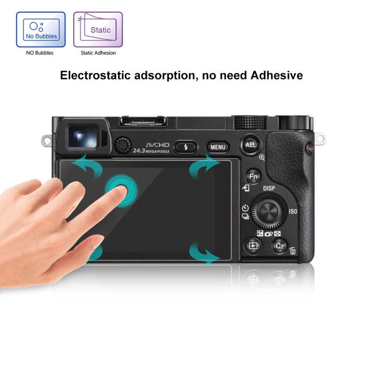 PULUZ 2.5D 9H Tempered Glass Film for Sony A6000, Compatible with Sony A6700 / A6500 / A5100 / 6100 / A6600 / A6700 / A6500 / A5100 / 6100 / A6600 / A5000 / A6400 / A6300 / A3000 / NEX-7/ NEX-6 / NEX- ... K, Olympus TG850 / TG860 / TG870 PM2 / EPL5 / EPL6 by PULUZ