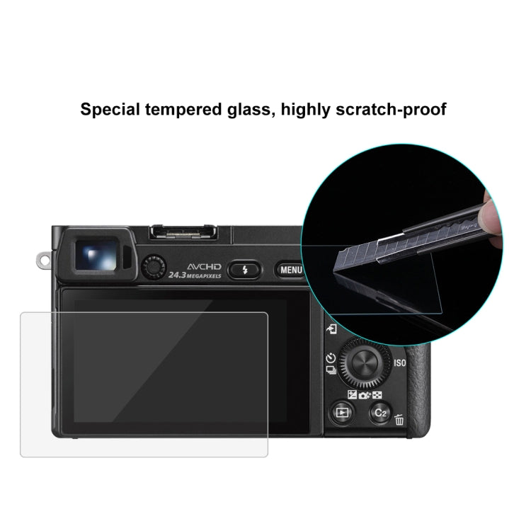 PULUZ 2.5D 9H Tempered Glass Film for Sony A6000, Compatible with Sony A6700 / A6500 / A5100 / 6100 / A6600 / A6700 / A6500 / A5100 / 6100 / A6600 / A5000 / A6400 / A6300 / A3000 / NEX-7/ NEX-6 / NEX- ... K, Olympus TG850 / TG860 / TG870 PM2 / EPL5 / EPL6 by PULUZ