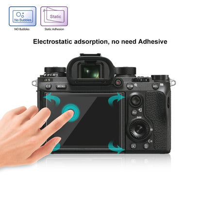 PULUZ 2.5D 9H Tempered Glass Film for Sony ILCE-9 (A9), Compatible with Sony A99 / HX400 / H300 / A99II / A7RIII / A7RII / A77II / WX500 / HX90V / HX7 / HX9 / HX100 / WX9 / HX30 / HX200 / W670 / W630 / WX100, Samsung WB1100 / EX2F, Olympian VH-410 by PULUZ