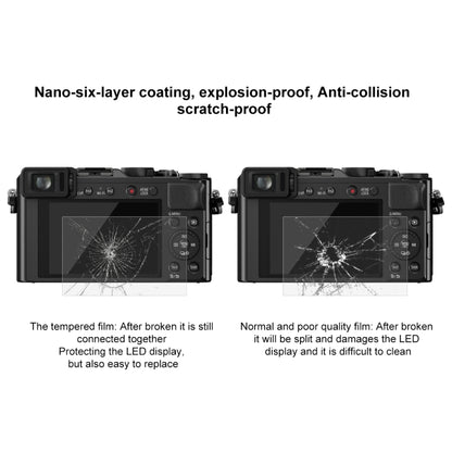PULUZ 2.5D 9H Tempered Glass Film for Panasonic DMC-LX100, Compatible with Panasonic TX1 / TX2 / LX100II / LX100 / GF2 / GF3 / GF5 / GF6 / WEA / GM1 / FL1GK / GX7 / GF9 / GF8 / GF7 / GM1S / TZ70 / T ... X-E3, Nikon S2 / XS10, Casio ZS240 / ZS210 / ZS190 by PULUZ