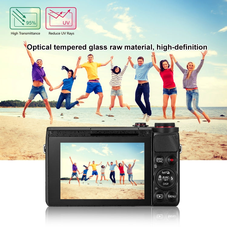 PULUZ 2.5D 9H Tempered Glass Film for Canon G7X, Compatible with Canon G3X / G9X / G5X / G7XII / G9XII / G1X Mark III / M6 / M100 / M50 / EOS RP / M6 Mark II by PULUZ