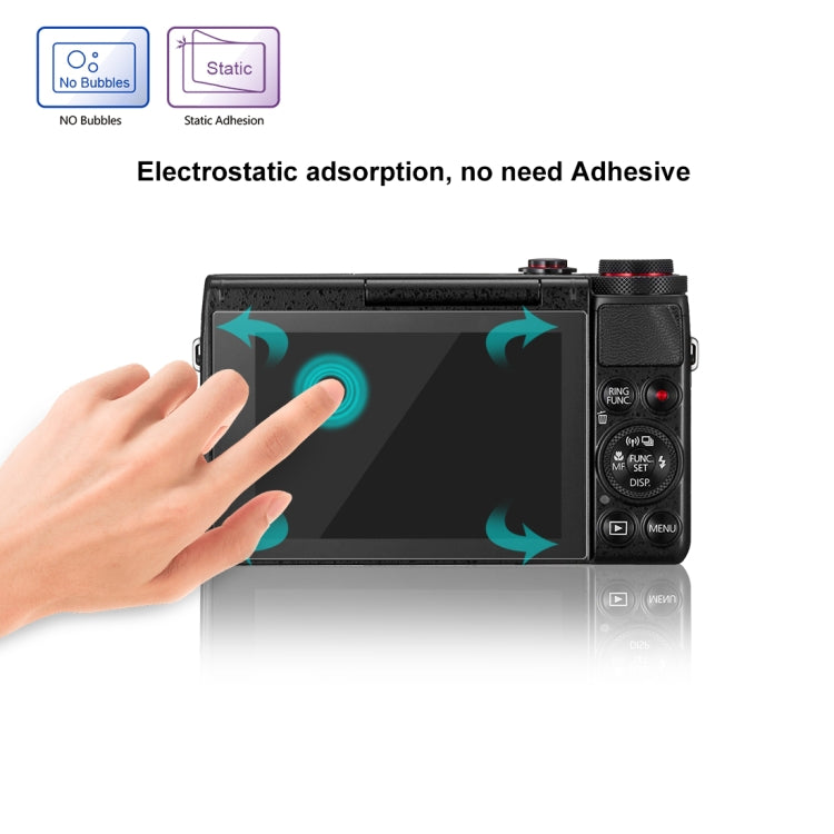 PULUZ 2.5D 9H Tempered Glass Film for Canon G7X, Compatible with Canon G3X / G9X / G5X / G7XII / G9XII / G1X Mark III / M6 / M100 / M50 / EOS RP / M6 Mark II by PULUZ