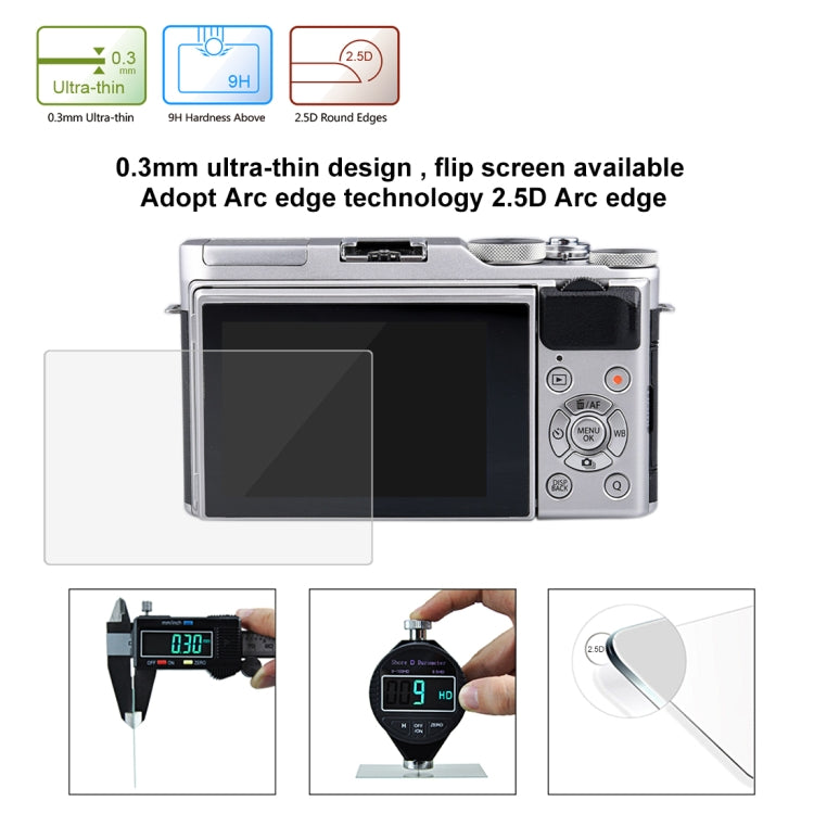 PULUZ 2.5D 9H Tempered Glass Film for Fujifilm X-A3, Compatible with Fujifilm X-T1 / X-T2 / X-A5 / X-A10 / X-A20 by PULUZ