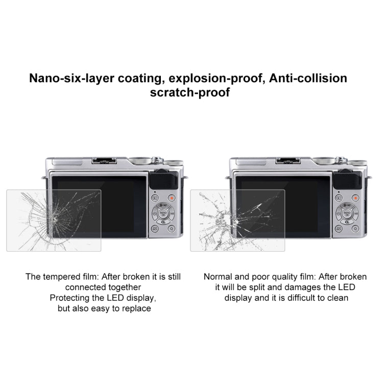 PULUZ 2.5D 9H Tempered Glass Film for Fujifilm X-A3, Compatible with Fujifilm X-T1 / X-T2 / X-A5 / X-A10 / X-A20 by PULUZ