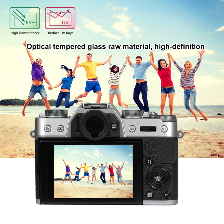 PULUZ 2.5D 9H Tempered Glass Film for Fujifilm X-T10, Compatible with Fujifilm X-A1 / X-A2 / X-M1 / X30 / X-T20 / X-T30 / X-T100 / X-E3, Panasonic GF8, Nikon S2, Casio ZS240 / ZS210 / ZS190 / EX-FR200 / EX-FR110H / EX-FR100L / EX-FRX10 by PULUZ