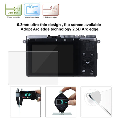 PULUZ 2.5D 9H Tempered Glass Film for Fujifilm X-70, Compatible with Fujifilm X-70, Leica M10 by PULUZ