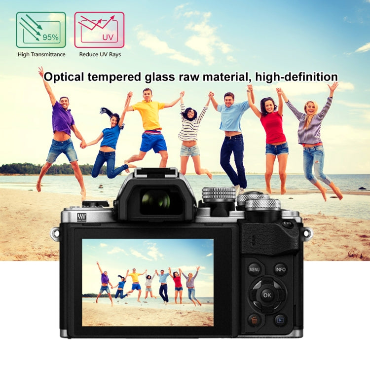 PULUZ 2.5D 9H Tempered Glass Film for Olympus EM10 / II / III / OM-D / EM-1/ II / III / E-P5 / E-PL7 / E-PL8 / 8 / 9 EM5 II / PEN-F / EM1X, Nikon 1V3, Panasonic GF6 / G99 / GX7III GX8 / GH3, Fujifilm X-H1 by PULUZ