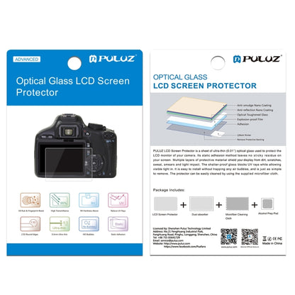 PULUZ 2.5D 9H Tempered Glass Film for Olympus EM10 / II / III / OM-D / EM-1/ II / III / E-P5 / E-PL7 / E-PL8 / 8 / 9 EM5 II / PEN-F / EM1X, Nikon 1V3, Panasonic GF6 / G99 / GX7III GX8 / GH3, Fujifilm X-H1 by PULUZ