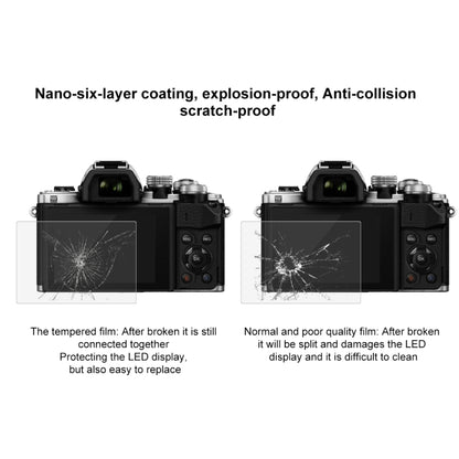 PULUZ 2.5D 9H Tempered Glass Film for Olympus EM10 / II / III / OM-D / EM-1/ II / III / E-P5 / E-PL7 / E-PL8 / 8 / 9 EM5 II / PEN-F / EM1X, Nikon 1V3, Panasonic GF6 / G99 / GX7III GX8 / GH3, Fujifilm X-H1 by PULUZ