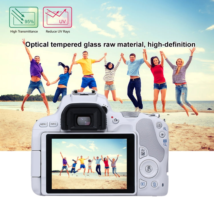 PULUZ 2.5D 9H Tempered Glass Film for Canon EOS 200D / 200D II, Compatible with Canon KISS X9 / EOS Rebel SL2, Panasonic S1H by PULUZ