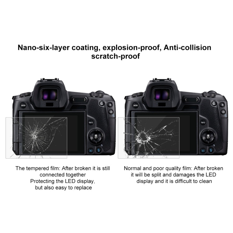 PULUZ 2.5D 9H Tempered Glass Film for Canon EOS R, Compatible with Panasonic S1/ S1R, Sigma FP by PULUZ