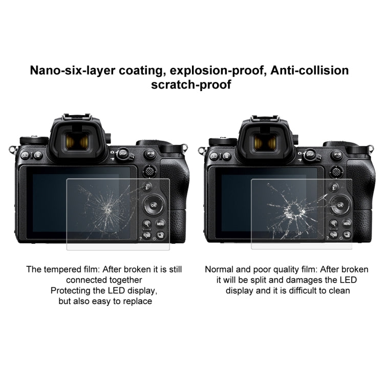 PULUZ 2.5D 9H Tempered Glass Film for Nikon Z6 / Z7 by PULUZ