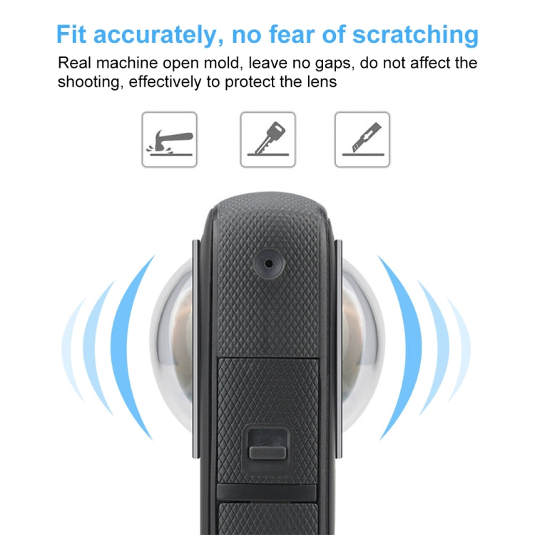 PULUZ Lens Guard PC Protective Cover for Insta360 One X2(Black) by PULUZ