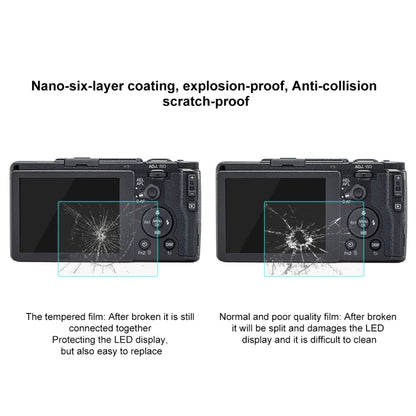 PULUZ 2.5D 9H Tempered Glass Film for Ricoh GR II / GR, Compatible with Casio ZS29 / ZS28 / ZS27 / Z550, Panasonic SZ10, Sony A58 / 55 / DSC-WX60 / DSC-W730, Canon IXY210 / A3300 / SX70 / S90 / G1X by PULUZ