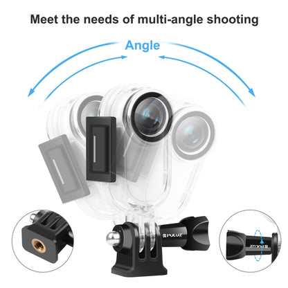 PULUZ 30m Underwater Waterproof Housing Protective Case for Insta360 GO 2, with Base Adapter & Screw(Transparent) by PULUZ