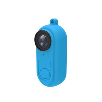 PULUZ Silicone Protective Case with Lens Cover for Insta360 GO 2(Blue) by PULUZ