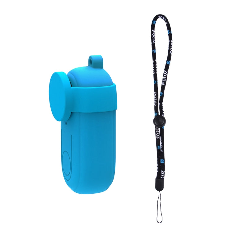 PULUZ Silicone Protective Case with Lens Cover for Insta360 GO 2(Blue) by PULUZ