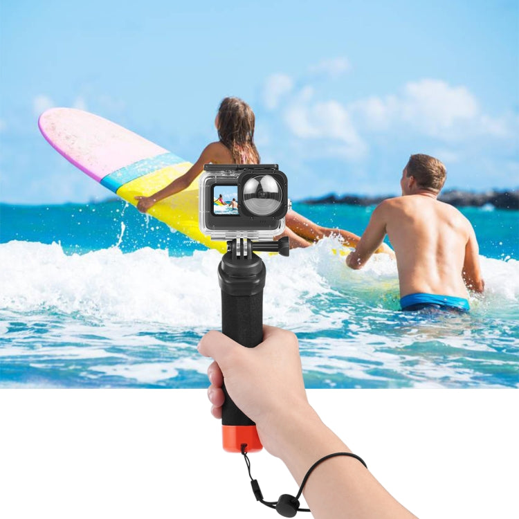 PULUZ Floating Foam Hand Grip Buoyancy Rods with Strap & Quick-release Base for GoPro, Insta360, DJI and Other Action Cameras(Orange) by PULUZ