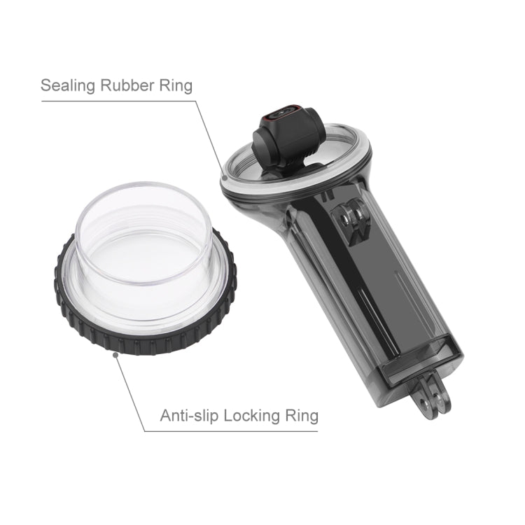 PULUZ 60m Underwater Waterproof Housing Diving Case Cover for DJI Osmo Pocket 2(Black) by PULUZ