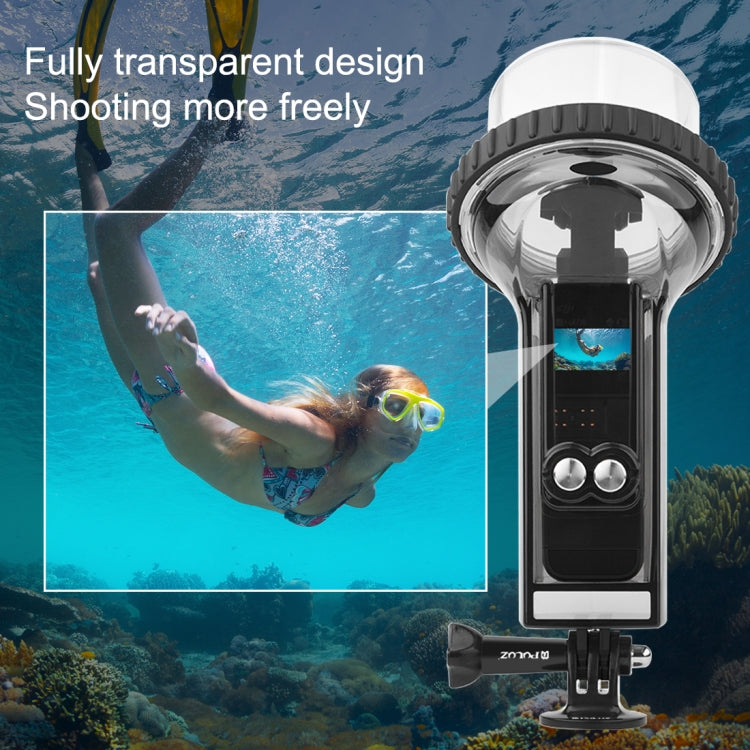PULUZ 60m Underwater Waterproof Housing Diving Case Cover for DJI Osmo Pocket 2(Black) by PULUZ