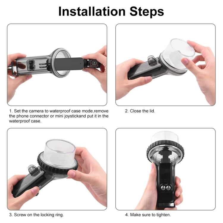 PULUZ 60m Underwater Waterproof Housing Diving Case Cover for DJI Osmo Pocket 2(Black) by PULUZ