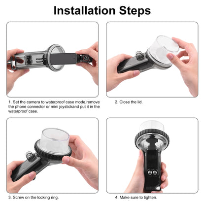 PULUZ 60m Underwater Waterproof Housing Diving Case Cover for DJI Osmo Pocket 2(Black) by PULUZ