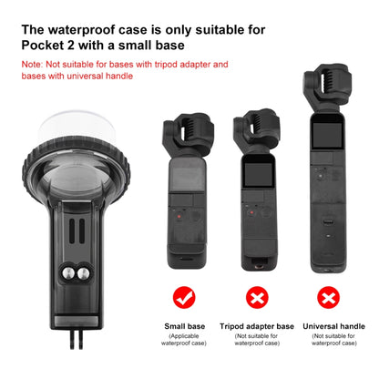PULUZ 60m Underwater Waterproof Housing Diving Case Cover for DJI Osmo Pocket 2(Black) by PULUZ