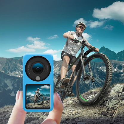 PULUZ Silicone Protective Case for DJI Action 2(Blue) by PULUZ
