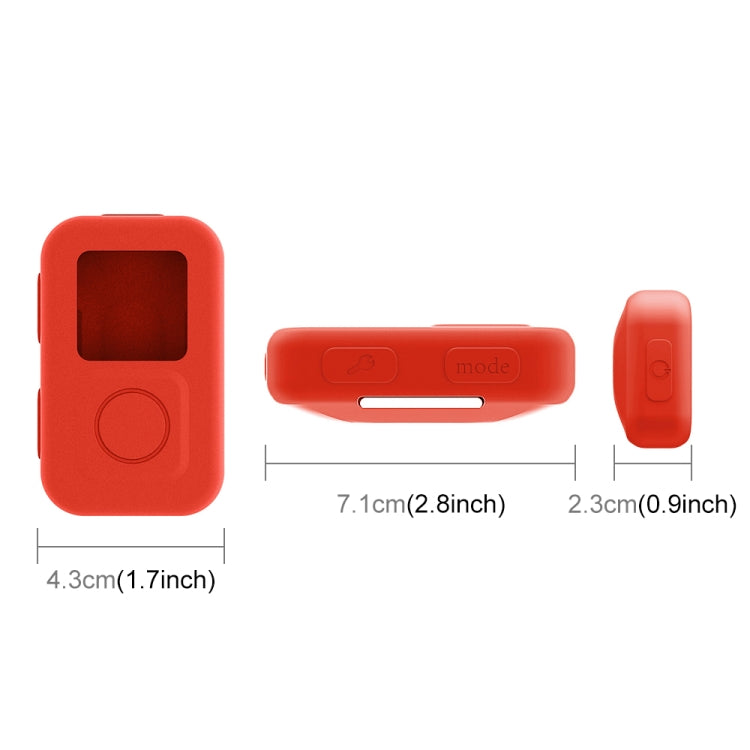 PULUZ Silicone Protective Case for GoPro HERO10 Black WiFi Remote(Red) by PULUZ
