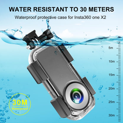 PULUZ 30m Underwater Waterproof Housing Case for Insta360 ONE X2(Transparent) by PULUZ