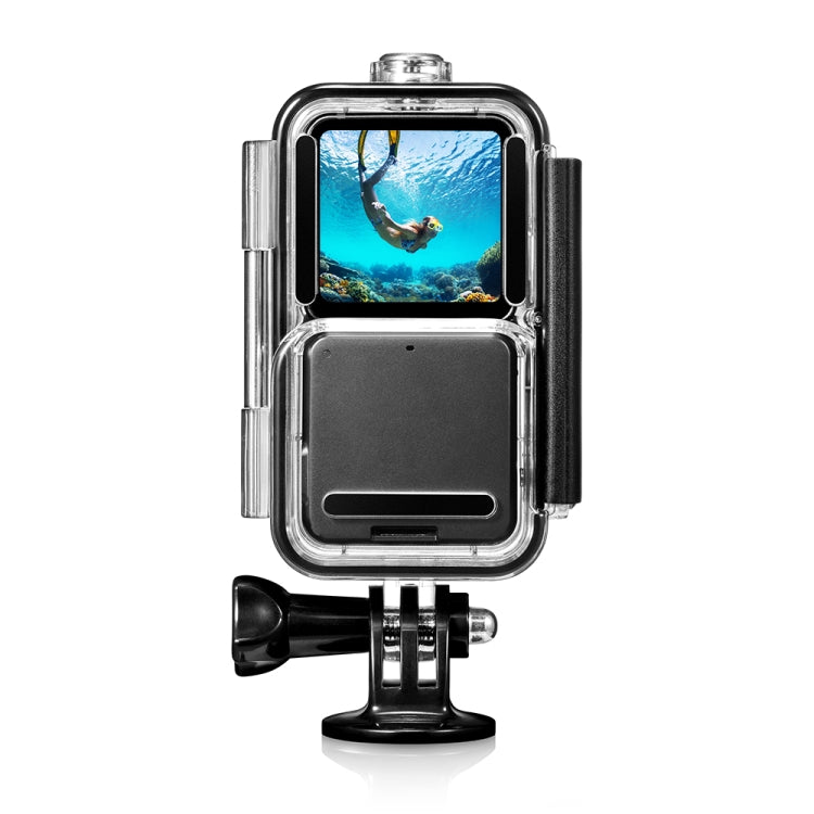 PULUZ 60m Waterproof Housing Diving Case for DJI Action 2 Camera Unit / Action 2 Power Combo / Action 2 Dual-Screen Combo(Transparent) by PULUZ