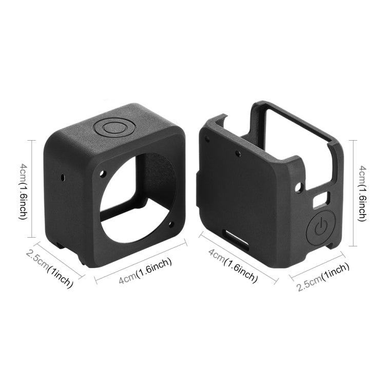 PULUZ Split Silicone Protective Case for DJI Action 2(Black) by PULUZ