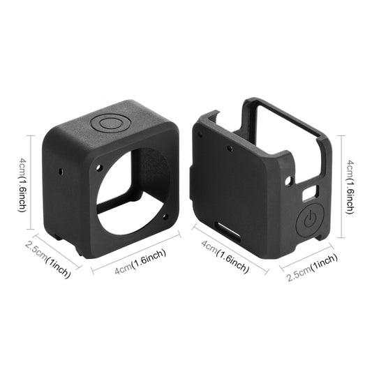 PULUZ Split Silicone Protective Case for DJI Action 2(Black) by PULUZ
