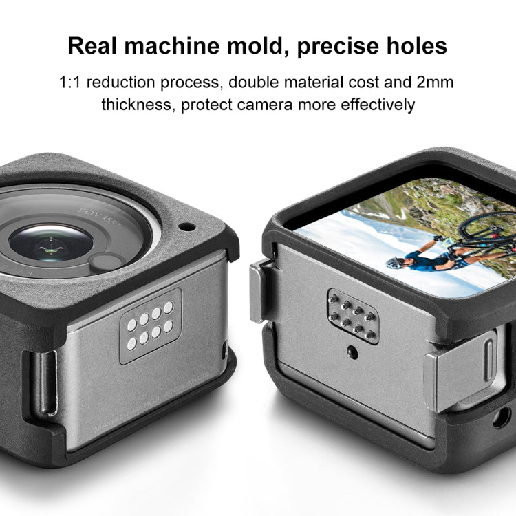 PULUZ Split Silicone Protective Case for DJI Action 2(Black) by PULUZ