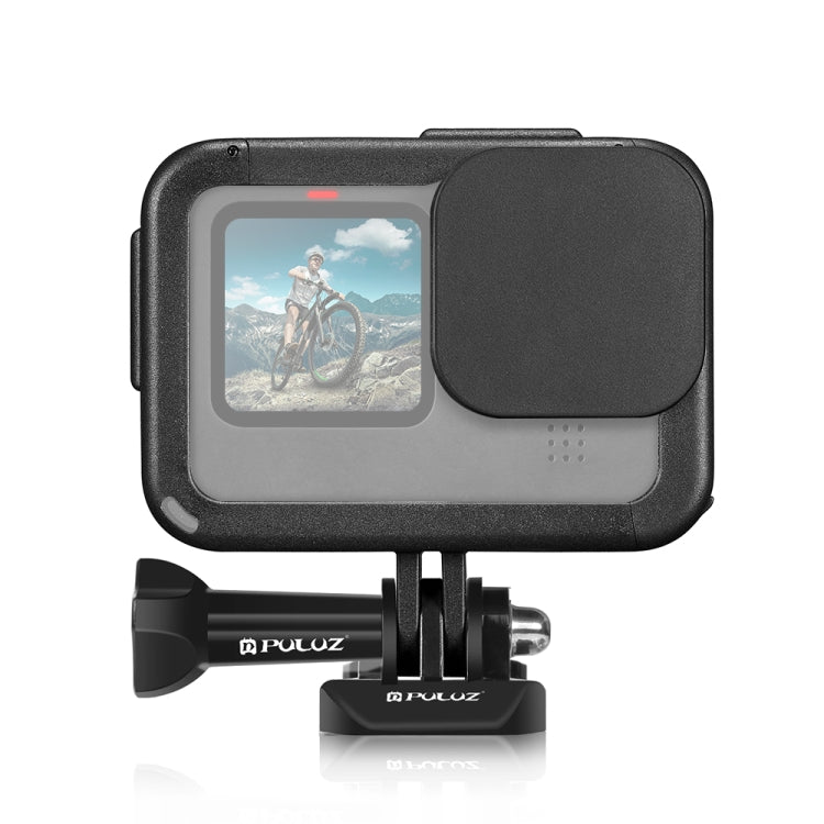 PULUZ Chargeable PA Frame Mount Cage with Cold Shoe Base Slot for GoPro HERO13 Black /12 Black /11 Black /11 Black Mini /10 Black /9 BlackBlack) by PULUZ