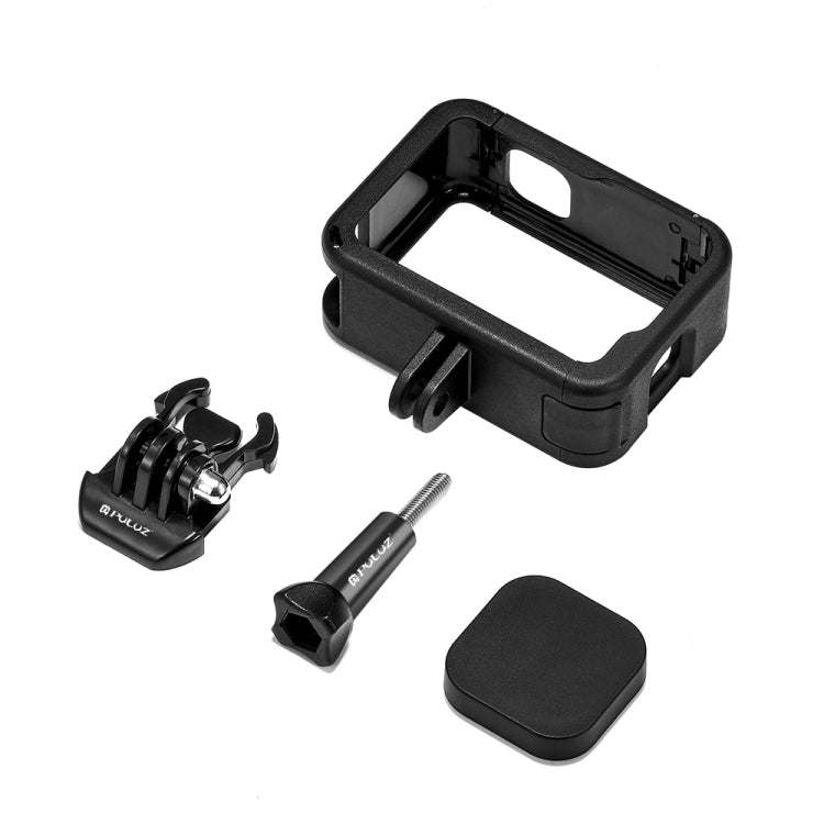 PULUZ Chargeable PA Frame Mount Cage with Cold Shoe Base Slot for GoPro HERO13 Black /12 Black /11 Black /11 Black Mini /10 Black /9 BlackBlack) by PULUZ