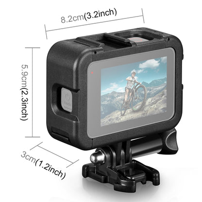 PULUZ Frame Expansion PA Cage with Side Interface Cover for GoPro HERO13 Black /12 Black /11 Black /10 Black /9 Black(Black) by PULUZ
