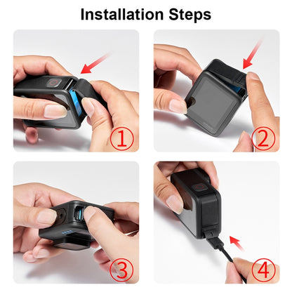 PULUZ Frame Expansion PA Cage with Side Interface Cover for GoPro HERO13 Black /12 Black /11 Black /10 Black /9 Black(Black) by PULUZ