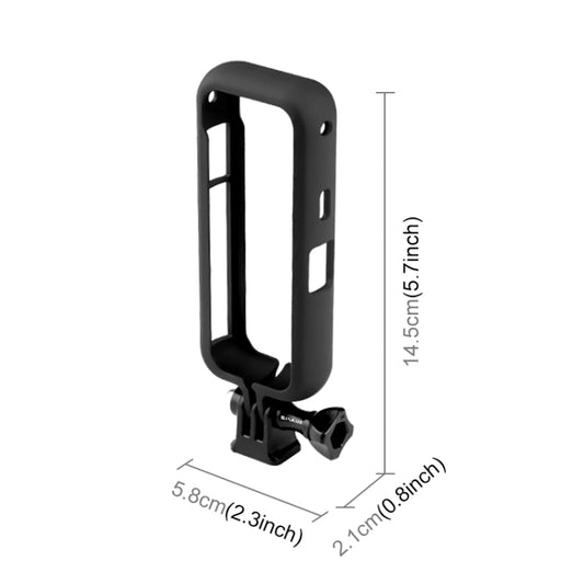 PULUZ PC Protective Frame for Insta360 ONE X2, with Adapter Mount & Screw(Black) by PULUZ