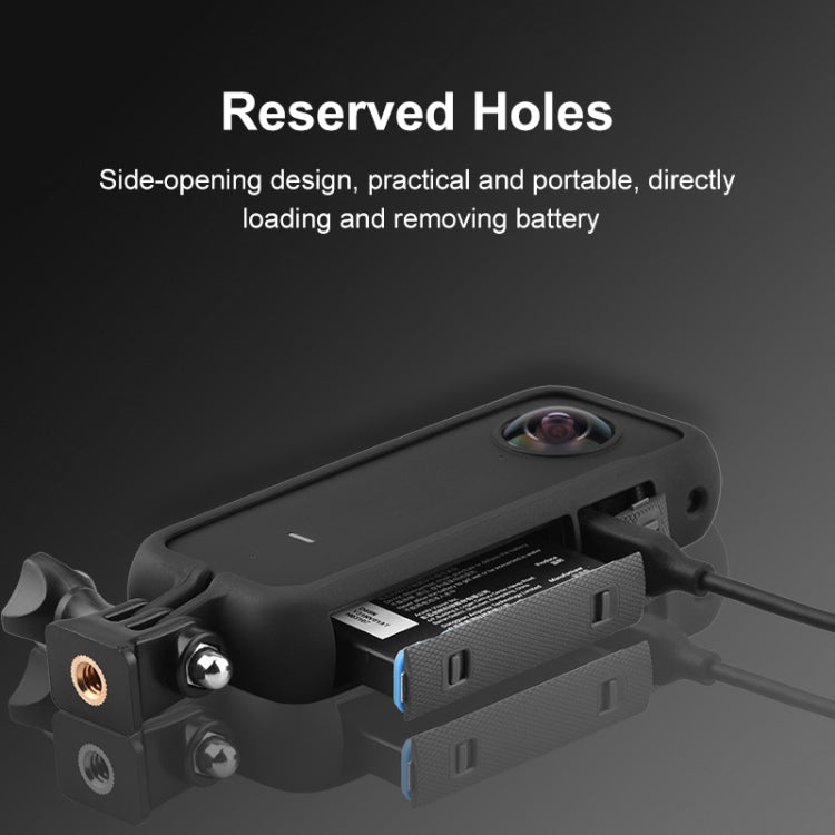 PULUZ PC Protective Frame for Insta360 ONE X2, with Adapter Mount & Screw(Black) by PULUZ