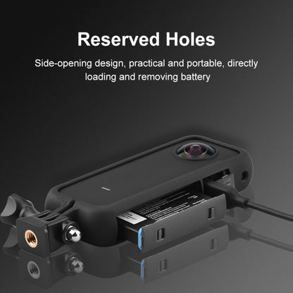 PULUZ PC Protective Frame for Insta360 ONE X2, with Adapter Mount & Screw(Black) by PULUZ