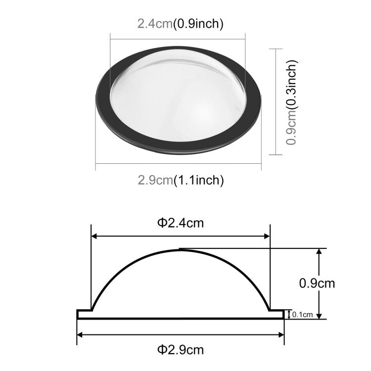 PULUZ Lens Guard PC Protective Cover Kits for Ricoh Theta SC2 / S / V(Transparent) by PULUZ
