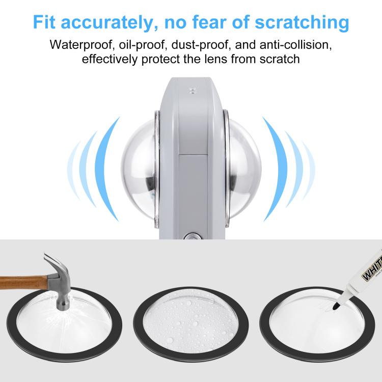 PULUZ Lens Guard PC Protective Cover Kits for Ricoh Theta SC2 / S / V(Transparent) by PULUZ