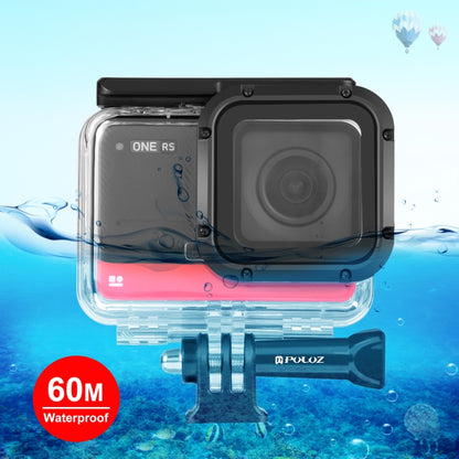PULUZ 60m Underwater Depth Diving Case Waterproof Camera Housing for Insta360 One RS 4K Edition(Transparent) by PULUZ