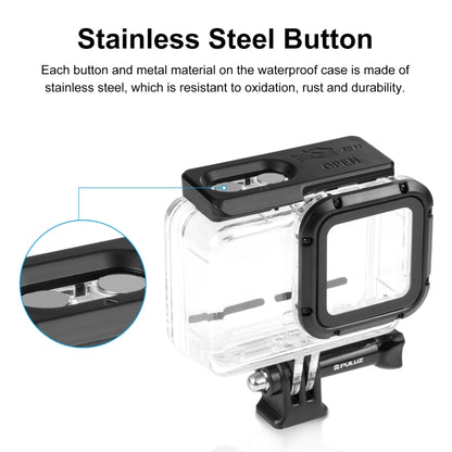 PULUZ 60m Underwater Depth Diving Case Waterproof Camera Housing for Insta360 One RS 4K Edition(Transparent) by PULUZ