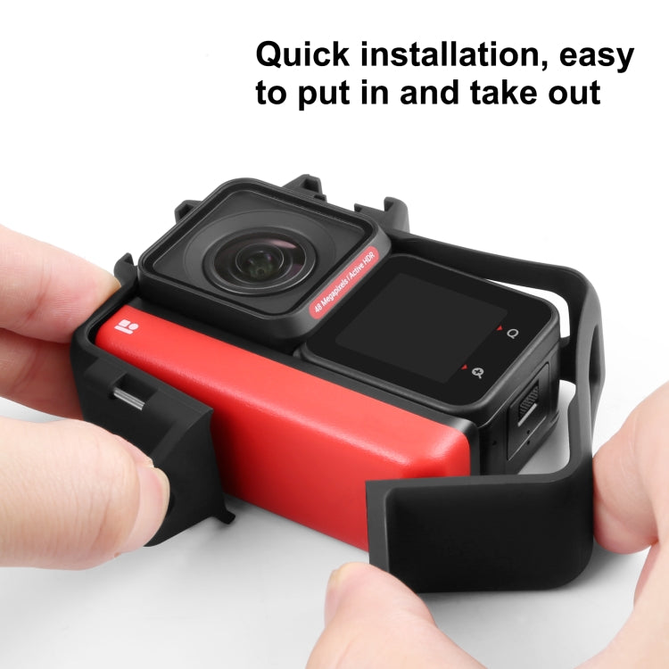 PULUZ Plastic Frame Case for Insta360 One RS 4K / 360 / 1-Inch Edition(Black) by PULUZ