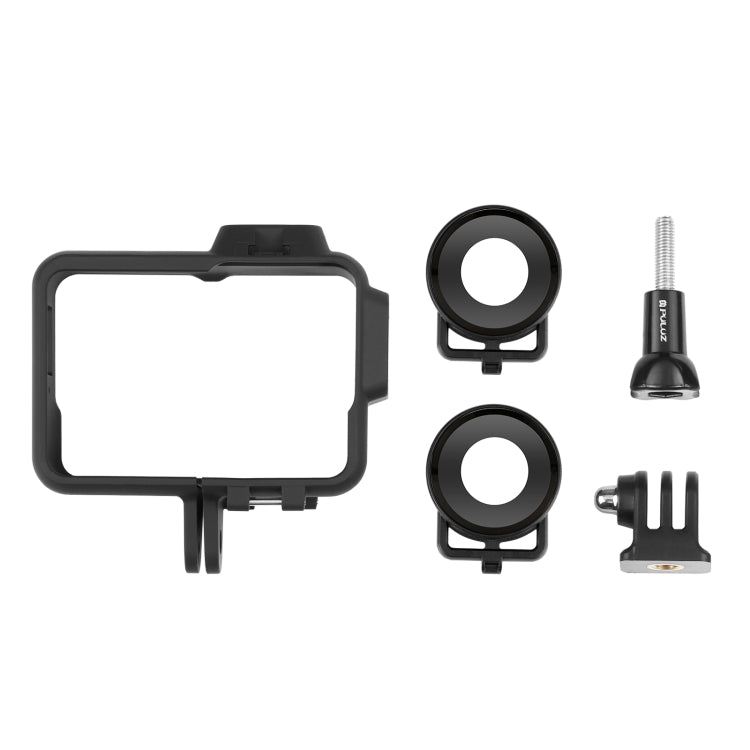 PULUZ Plastic Frame Case with Lens Guard for Insta360 One RS 360 Edition(Black) by PULUZ